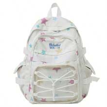 1pc Drawstring Transparent Ita Schoolmochila Japan Style Star Bag Ins Cute Backpack Student Hot Cool Bags For Woman
