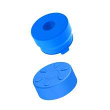 MYLOLF 1 pieza/2 piezas/3 piezas/6 piezas - Tapas para garrafas de agua de 3 y 5 galones, tapas de silicona reutilizables de repuesto, tapas de botellas antiderrame para dispensadores de agua de 55mm