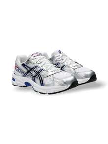 Asics Gel-1130 小学运动鞋 白色 普鲁士蓝 支撑凝胶 缓冲 耐用 轻便 1204A163-105 - 白色/藍色 - 查看 2
