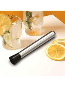 Cocktail-Stampfer, Edelstahl Cocktail-Drink-Mixer Barkeeper Zubehör, Zitronen-Crusher geeignet für Küchen-Barwerkzeuge, Barkeeper-Zubehör Eiszerkleinerer für Mojitos, Fruchtsaftgetränke, Halloween- und Weihnachtsparty-Bedarf