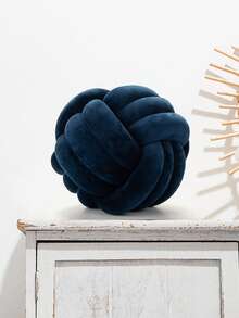 1 quả bóng thắt nút ba màu thủ công, ruột gối trang trí, điểm nhấn trang trí ghế sofa/bàn cà phê, gối đầu giường phòng ngủ, 3 tùy chọn kích thước, màu xanh navy - Hải quân - Xem 2