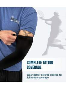 3 双装 防晒冷却袖套 压缩袖 - 遮盖纹身 - 男女青年防晒袖套 - 彩色 - 查看 5