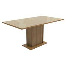 MADESA Dining Table & Chair Sets - Brown and Cream - View 7