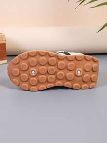 1 pereche de pantofi sport pentru copii, cu fund moale, durabili, cu cârlig și buclă din PU, antiderapanți, impermeabili, cu fund plat, potriviți pentru toate anotimpurile