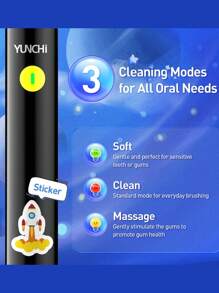 PHILIPS Customized K5 Electric Toothbrush 4 Sets Of Brush Head 1 Dust Cap Carton Packaging 1 Charging Line 4 Stickers - 彩色 - 查看 2