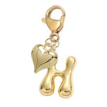 Bubble Letters Cute Necklace Pendant Bag Pendant-Lucky Crystal Pendant Paired With A Golden Heart Pendant, Alphabet Letters A-Z, Shiny Alloy Bag And Backpack Pendant-Perfect Gift For Birthdays And Special Occasions, Key Chain Ring Bag Backpack Pendant Car Pendant Gift For Ladies And Girls, Wallet And Handbag Accessories.Accessories Small Gifts For Women On Birthdays, Valentine's Day, Mother's Day - Multicolor - View 22