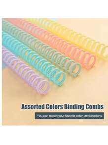 5pcs/10pcs Plastic Loose Leaf Ring Binder - Spiral Notebook Rings - 30 Holes Plastic Spiral Binding Rings - Trimmable And Durable, Suitable For Bookbinding, Notebook Accessories, Office File Backup Accessories, Document And File Organization, Student And Teacher Supplies, School Supplies,School Supplies,Back To School