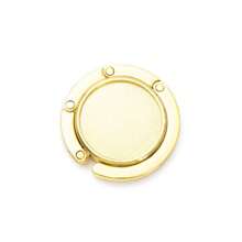 1 pieza Gancho plegable para escritorio, gancho portátil de material metálico, colgador para escritorio de oficina, gancho para mochila de estudiante