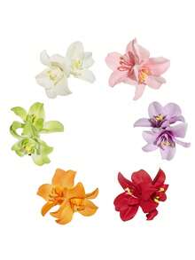 4 cái/3 cái/1 cái Kẹp tóc hoa Hawaii cho phụ nữ, Kẹp tóc nhiệt đới nhân tạo, Phụ kiện tóc phong cách Bohemian cho tiệc bãi biển, Dành cho phụ nữ, Tiệc Hawaii Tiệc mùa hè Trang trí DIY Hoa nhân tạo Trang trí tóc Hoa - Nhiều màu - Xem 20