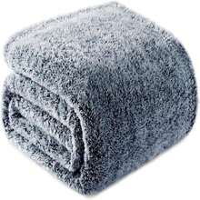 Exclusivo Mezcla Plush Fuzzy Fleece Throw Blanket Extra Large, Super Soft, Fluffy And Warm Blankets For Couch, Bed, All Season Use (50x70 Inches, Pink) - Azul marino mixto - Ver 8