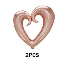 2 balões de coração de 36 polegadas, adequados para decoração de aniversário, decoração de quarto, festa de aniversário, decoração de casamento, balões de hélio