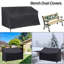 1PC 2/3/4 Seats Bench Cover Outdoor, Patio Seat Cover, Lounge Deep Chair Cover, Patio Loveseat Cover, 210D Oxford Fabric, Dustproof UV Resistant, Windproof, And Rainproof, Perfect Fit For Patio & Garden Furniture, Durable Protection, Easy To Clean, All-Season Use, Patio Furniture Covers, Stylish Chair Covers, Secure Fit Covers