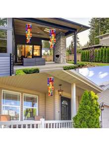 30 قطعة دوارة ملونة بألوان نمط مصنوعة يدويًا، تصميم ساحلي، طقم صنع الأجراس الصوتية، مناسبة للاستخدام الداخلي/الخارجي وديكور الحديقة، هدية مثالية للنساء وعشاق الأجراس الصوتية (الألوان عشوائية)