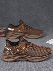 男士徒步鞋，夏季新款时尚休闲镂空透气运动跑步鞋，厚底防滑舒适凉爽，魔术贴设计适合水上活动，用途广泛，适合户外、工作、旅行、海滩、钓鱼，4 种颜色可选