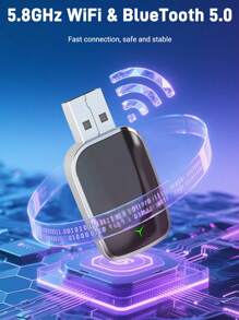 XUDA Acodo 2025 New Wireless CarPlay Android Auto 2 In 1 Mini Car Multimedia Player Box Wired To Wireless Car Adapter Maintains Original Car Functions Wireless Connection Plug And Play Suitable For 99% Of Original Cars