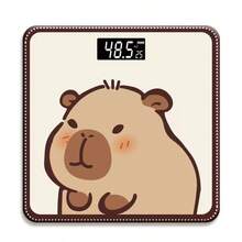 Báscula de capibara a batería, diseño de dibujos animados lindo, adecuada para uso familiar. - Multicolor - Ver 7