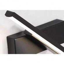 1 pieza Espejo de maquillaje con luz LED, recargable por USB, control remoto, regulable, lámpara de pared multifuncional giratoria para baño, dormitorio, dormitorio universitario, protección ocular