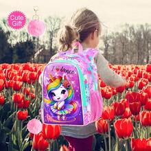 Backpack, 13" Girls Bookbag With Lunch Box, Kids School Backpacks Set For Elementary Preschool Kindergarten- Unicorn - Backpack - View 11