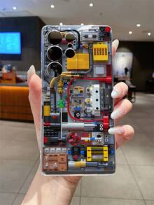 1 件创意电子电路板图案透明软 TPU 手机壳，防摔防刮防指纹，相机镜头保护，兼容 Apple、Nothing、Pixel、INFINIX、Redmi 防水防震 - 彩色 - 查看 5