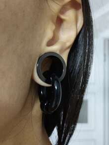 2 szt. elastycznych silikonowych tuneli do uszu, zatyczek do uszu, kolczyków ekspanderów do rozszerzania uszu, biżuterii do ciała 3-20 mm