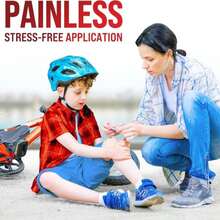 Emergency Wound Closure Strips - 24pk - 3 Types Easy To Use Butterfly Bandages - Stitchless &Amp; Painless Laceration Closure Kit - Mix Pack - View 5
