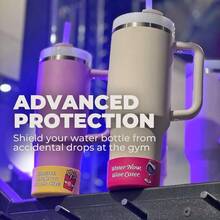 QY Protective  Cup Silicone Boot Water Bottle Bottom Accessories For  Tumbler 30oz 40oz Iceflow 20oz 30oz   Hydroflask 2216 - Wine - 查看 8