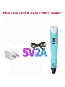 GOLDFOX 3D打印笔套装，包含9米PLA耗材、精美指南、礼盒和笔架