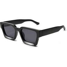 Thick Square  Retro Chunky Rectangle  Protection - C2.5 - Matt Black - View 11