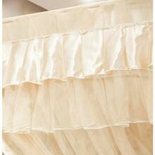 Local Delivery Canopy Bed Curtains Queen Size, Royal Luxurious Cozy Bed Drapes For Girls Room Decor (Ivory, Queen) - 象牙 - 查看 4
