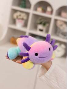 9 ornamentos para escritorio de peluche suave de gecko en colores surtidos, juguetes de peluche de geco coloridos adecuados como regalos de cumpleaños y decoración del hogar, accesorios creativos