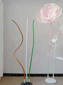 1 Stück künstliche Topiary Blumen dekorative Modellrohre, PVC Aluminium Kunststoff flexible Schläuche für DIY Partydekorationen, Geburtstag, Weihnachten, Hochzeit, ohne Stromversorgung, verschiedene Pflanzen, Neujahr Anlass, Kunststoffmaterial