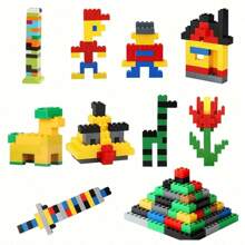 1000pcs Classic Building Blocks, Compatible With Various Brands, DIY Construction Toys, Stimulate Imagination And Creativity, Suitable For Children 6+ Years Old, Holiday/Birthday/New Year Gift
