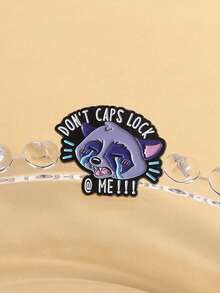 1pc Cartoon Animal Shaped Brooch, Metal Badge Suitable For Men & Women Daily Wear