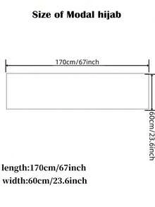 两件套针织头巾和内衬帽套装，纯色舒适柔软透气莫代尔面料，管状头巾，女士莫代尔围巾，适合日常保守着装。 - 淺卡其色 - 查看 6