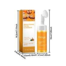 Turmeric Facial Cleanser Deeply Cleanses Facial Skin, Cares For Acne Scars, And Moisturizes - trái cam - Xem 7