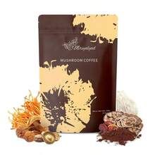 Mushroom Coffee USDA Organic With 6 Adaptogenic Mushrooms And MCT Oil, USA Grown Instant Coffee For Better Energy, Focus, Digestion, Immunity With Cordyceps, Lion's Mane, Turkey Tail, 30 Servings  3PCS - 3件 - 查看 6