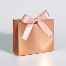 20pcs 11.5x4.5x10cm Mini Paper Bags With Customized Letters & Texts, White, Brown, Gold, Suitable For Packaging Small Gifts Like Chocolates, Candies, Soaps, Essential Oil Soaps, Handicrafts. Suitable For Various Festivals, Parties, Weddings, Anniversaries, Or Small Business Product Packaging. Stylish, Adorable, High-Quality Custom, Personalized, Unique Ideal Gifts For Her Boyfriend, Girlfriend, Dad, Mom, Family, Friends, Son, Daughter, School Students, Kids For Anniversaries, For Birthdays School, Office, Home