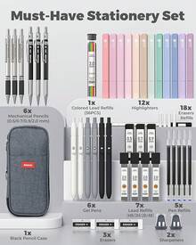 Office & Stationery Storage Set - Black - View 2