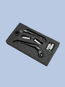 CNC Aluminum Motorcycle Handguards – Brake & Clutch Lever Protection, Carbon Fiber Texture Finish, Universal Fit For Off-Road Bikes, Scooters & Street Vehicles, Easy Installation, Durable Hand Protectors For Riders,Motorcycle Modification Protection Bar - Multicolor - View 8