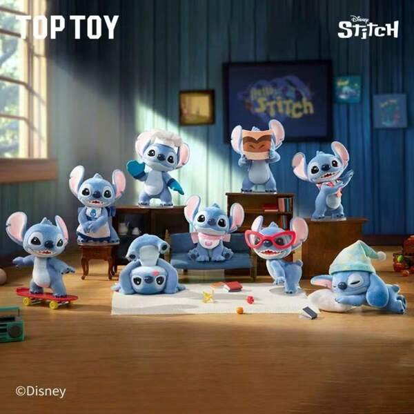 TOPTOY TOPTOY Stitch "HELLO Stitch" Series Blind Box Figures – Desktop Collectible Gift (Stitch Toy)Cute Pendants And Backpack Decorations, Tabletop Items, Birthday Gifts