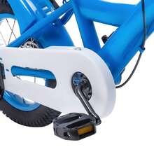 12-Inch Children's Bike With Auxiliary Wheels, Robust Steel Frame, Bars, Optionally Blue, Red, Or Yellow, Lightweight Learning Bike, Gift For Children's Day From 3 Years - 藍色 - 查看 8