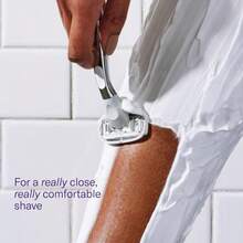 Flamingo Razors For Women 1 Women's Razor Handle Chrome 5 Blade Razor For Women With Aloe And Shea Butter Glide Strips - như hình ảnh - Xem 6