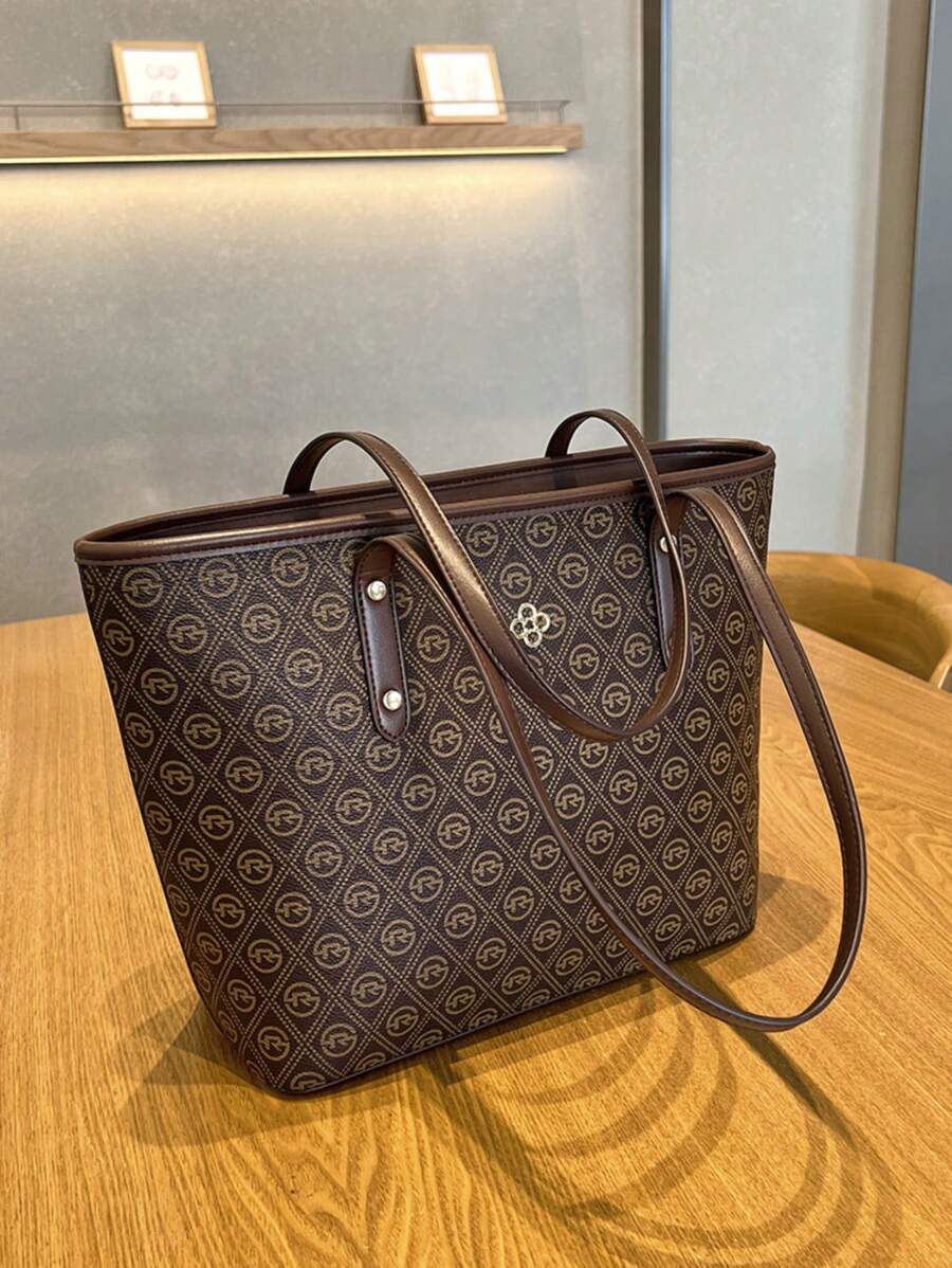 Große Kapazität Tragetasche Damen Handtaschen Lässig Pendler Umhängetasche mit einer Schulter Luxusmarke Nischen vielseitige hochwertige Umlegetasche 2025 Neue Lässliche Tasche