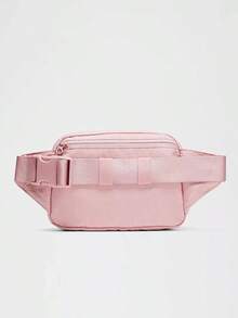 Lululemon Everywhere Belt Bag Large 2L Pink Haze-For Yoga Gym Running-Sweat-Wicking-Yoga-All Seasons Sport-Spring/Summer-Autumn/Winter-Back To School- Mother's Day Gifts-Father's Day Gift - 粉紅霧霾 - 查看 3