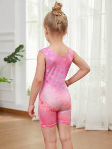 MENKEY Gymnastics Leotards One-Piece Gymnastics And Dance Suit For Girls Aged 2-8 Professional Cycling Sportswear Tween Girl Clothes  Halloween - 彩色 - 查看 3