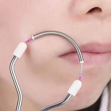 1pc Women's Painless Facial Hair Remover, Portable Spring Roller Epilator, Lightweight Depilation Tool For Lips, Chin, Face, Neck - Easy To Use - Multicolor - View 1