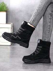 女士休闲运动鞋，系带软底平底舒适女式滑板鞋，轻便高帮日常鞋