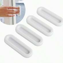 Self-Adhesive Glass Door Handle Auxiliary Grip Holder, Multi-Functional No-Drill Plastic Cabinet Handle Universal