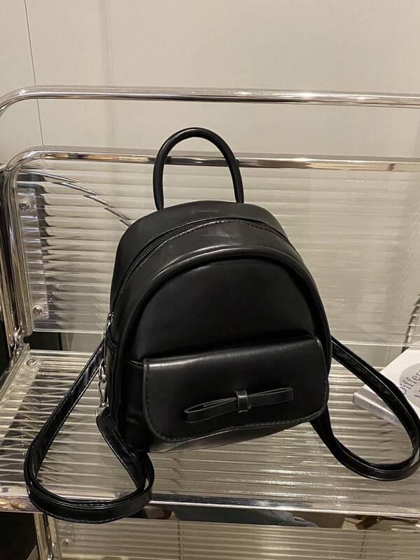Minimalistischer, stilvoller, legerer Schulter-/Rucksack, weicher und glatter Stoff, vielseitig für den Sommer, einfaches Design