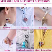 321/361/381Pcs Hollow Frame Resin Craft Bezels, Resin Open Frame, Resin Pendant Casting Mold, Geometric Hollow Molds For Pendants, Earring And Necklace Making Supplies, DIY Crafts - Hollow Frame - View 7